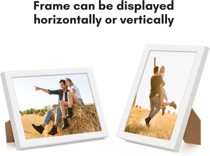 Americanflat 24x36 Poster Frame with Polished Plexiglass - Streamline Collection - Thin Border Picture Frame for Wall Display - Hanging Hardware Included - Black - Colors B