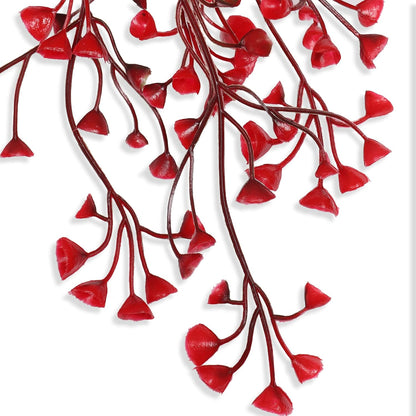 RECUTMS Fake Hanging Plants Artificial Ferns for Outdoor Hanging Faux Plants Vine Ivy Faux Fern Hanging Vines Wall Plants for Home Garden Party Wedding Decor (White 4P)