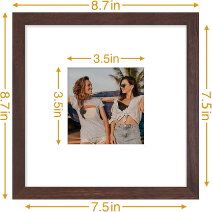 Vittanly 11x14 Picture Frame, Display Pictures 8x10 with Mat or 11x14 without Mat, Photo Frame for Wall Mounting, Black, 1 Pack - Colors B