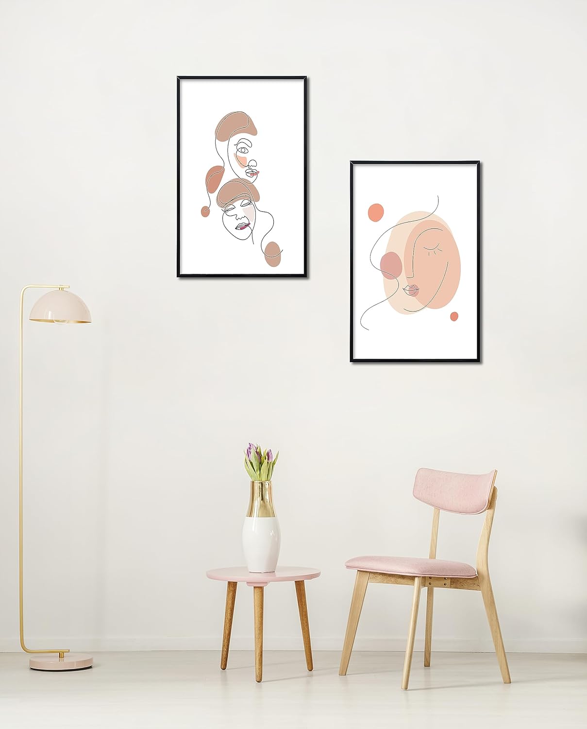 ELSKER&HOME 22.375 x 34 Poster Frame 3 Pack, Black Picture Frame for Horizontal or Vertical Wall Mounting, Sturdy and Scratch-proof