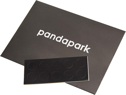 Pandapark Wood,Non-Skid Bookend for Shelves,Heavy Duty,Book Stand for CDs,1 Pair