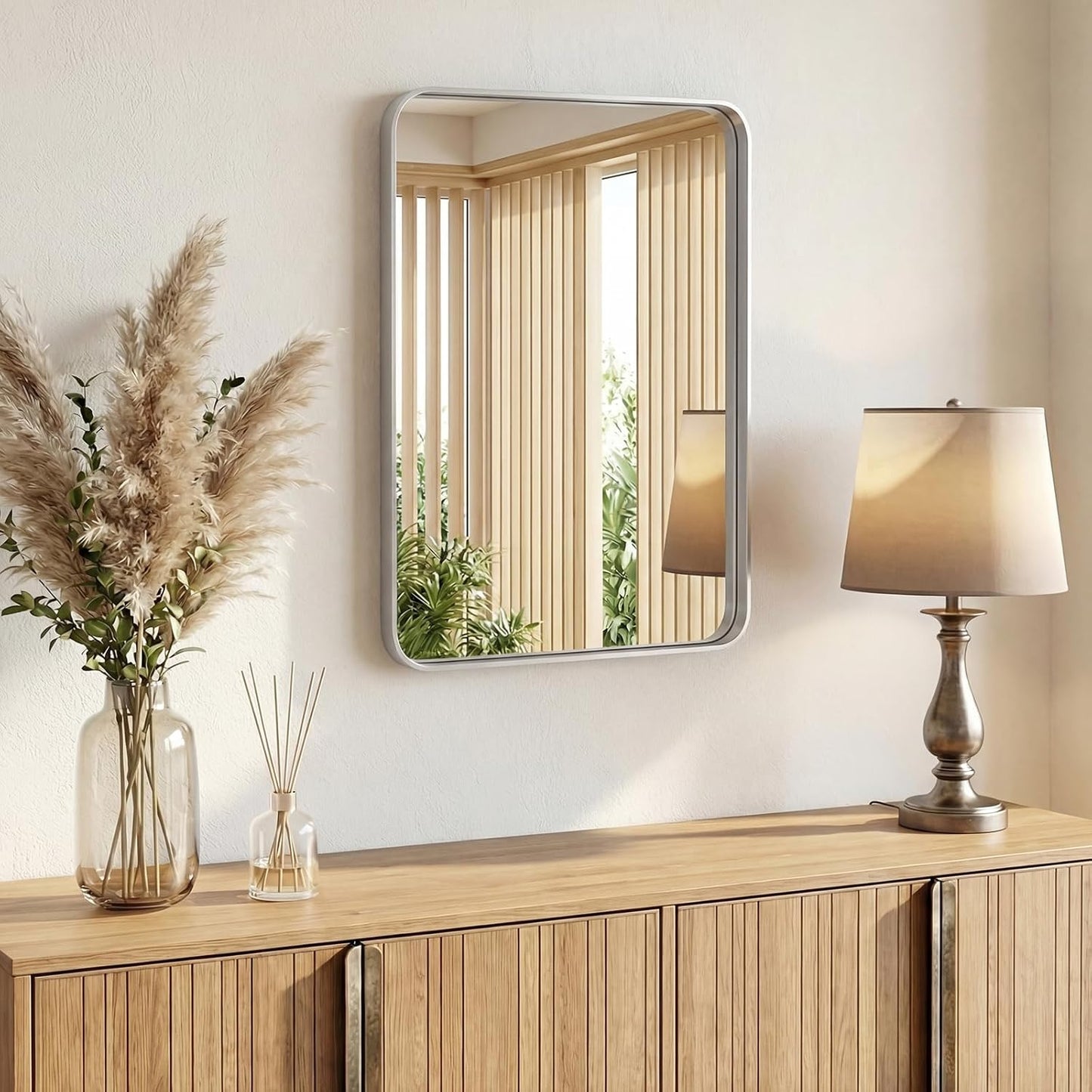 NEWBULIG Gold Round Wall Mirror 36 Inch, Bathroom Mirrors for Over Sink, Wall Decor for Bathroom, Entryway, Bedroom, Vanity
