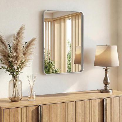 NEWBULIG Gold Round Wall Mirror 36 Inch, Bathroom Mirrors for Over Sink, Wall Decor for Bathroom, Entryway, Bedroom, Vanity