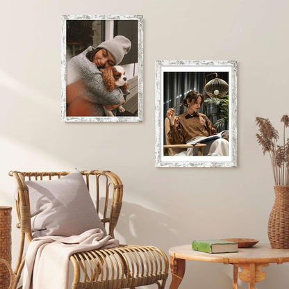 Vittanly 11x14 Picture Frame, Display Pictures 8x10 with Mat or 11x14 without Mat, Photo Frame for Wall Mounting, Black, 1 Pack - Colors B