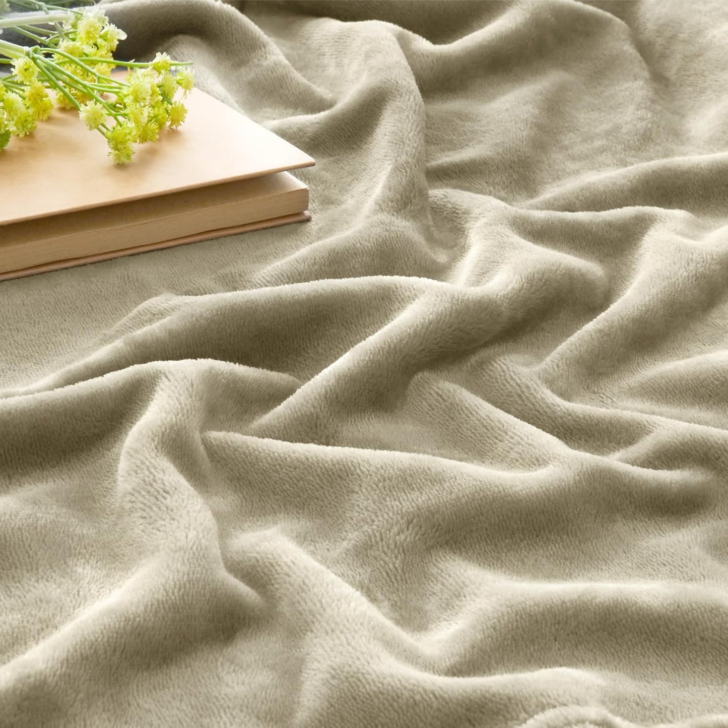 BEDELITE Fleece Blanket Black Throw Blankets for Couch & Bed, Luxury Plush Cozy Fuzzy Blanket 50x60 inches, Super Soft Warm Lightweight Throw Blanket for Travel Camping - Colors B