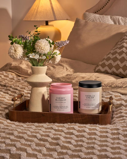 M&SENSE Eucalyptus & Mint Scented Jar Candle, Large 19.4oz Natural Soy Wax, 110-Hour Long Lasting Non-Toxic Clean Burning, Fresh Smelling Home Aromatherapy for Spa Stress Relief, Gifts for Men Women