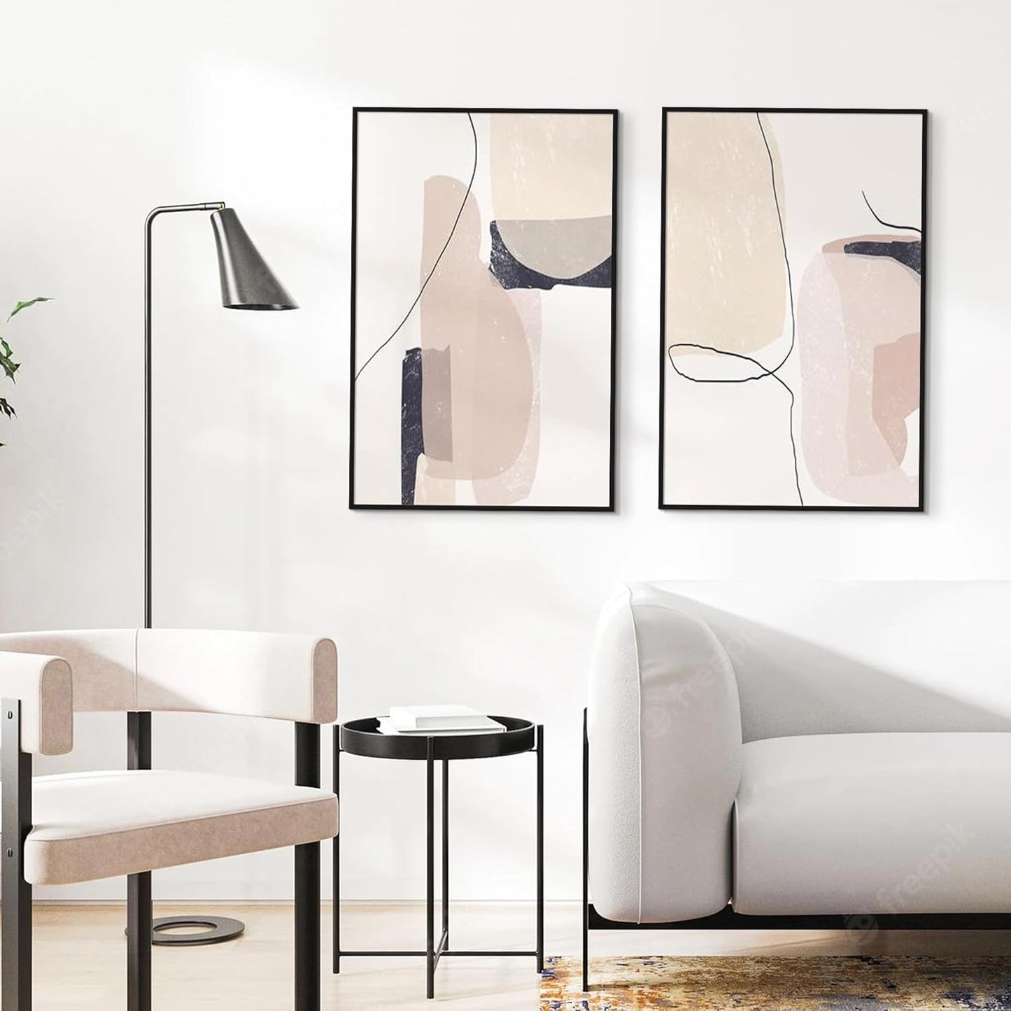upsimples 24x36 Poster Frame Black 3 Pack, Scratch-Proof Picture Frames 24 x 36 for Photo Gallery - Slide-In Strips, Horizontal or Vertical Wall Mounting