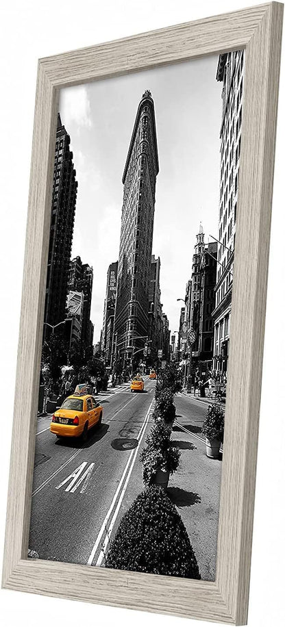 Americanflat 12x18 Poster Frame with Shatter-Resistant Glass - Signature Collection - Gallery-Style Frames Made of Engineered Wood - Photo Frame for Wall Display - Black - Colors C