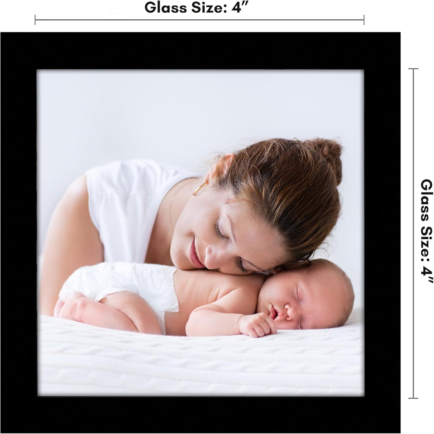 Americanflat 24x36 Poster Frame with Polished Plexiglass - Streamline Collection - Thin Border Picture Frame for Wall Display - Hanging Hardware Included - Black - Colors C