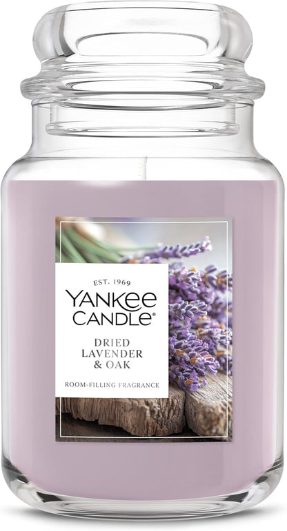 Yankee Candle Lilac Blossoms Scented Candle, 22oz Large Jar with up to 150 Hour Burn Time, Giftable, Birthdays