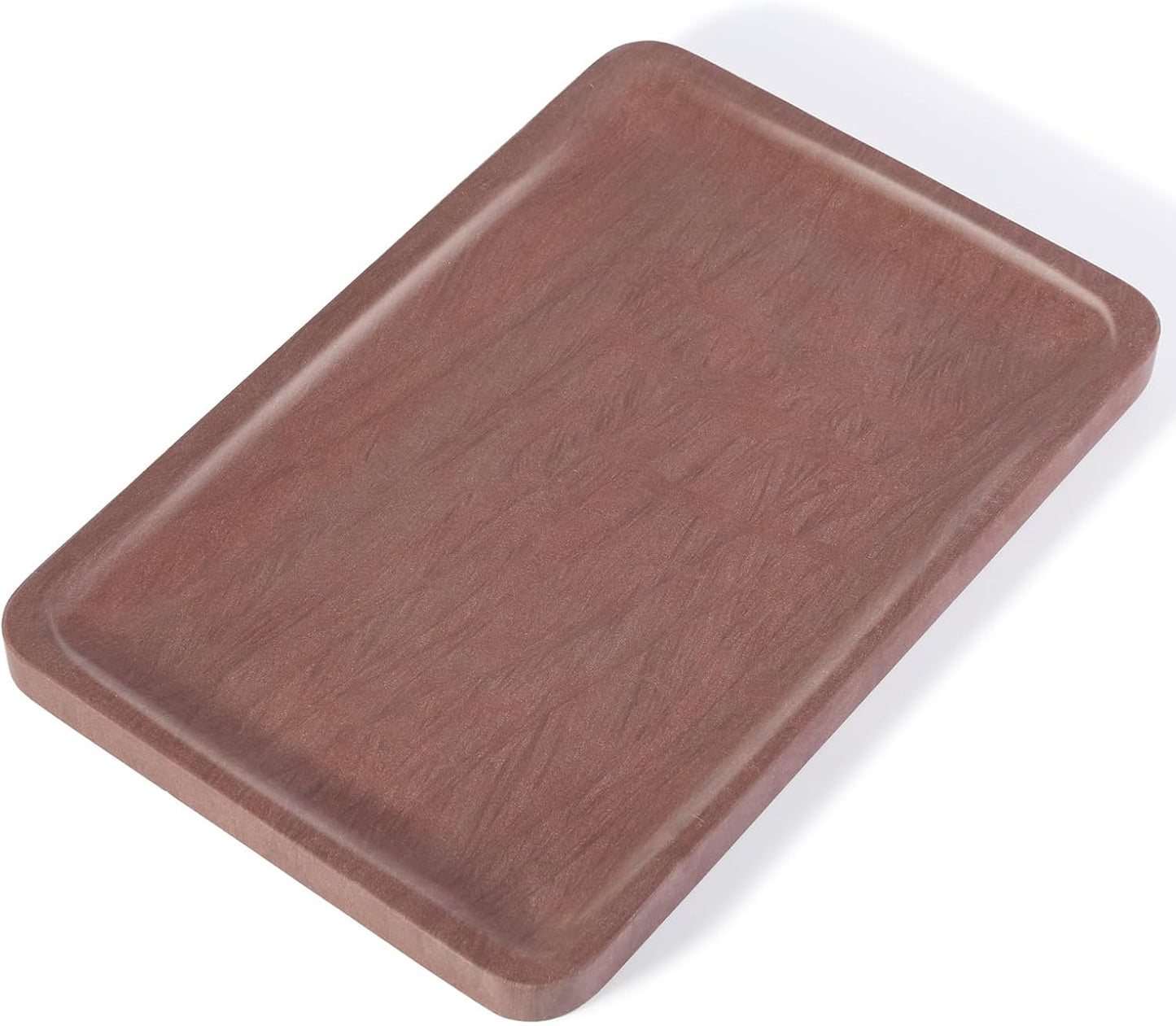 Marble Vanity Tray for Dresser Organizer, Travertine Bathroom Tray Countertop, Beige Decorative Serving Trays, Kitchen Sink Storage, Jewelry & Perfume Holder(Travertino Romano)