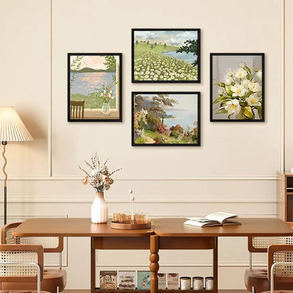 FIXSMITH 10 Pack Picture Frames Collage Wall Decor for Mounting or Tabletop Display, Gallery Wall Frame Set with Two 8x10 Black Frames, Four 5x7 Frames and Four 4x6 Frames, Multi-Pack Photo Frame Set