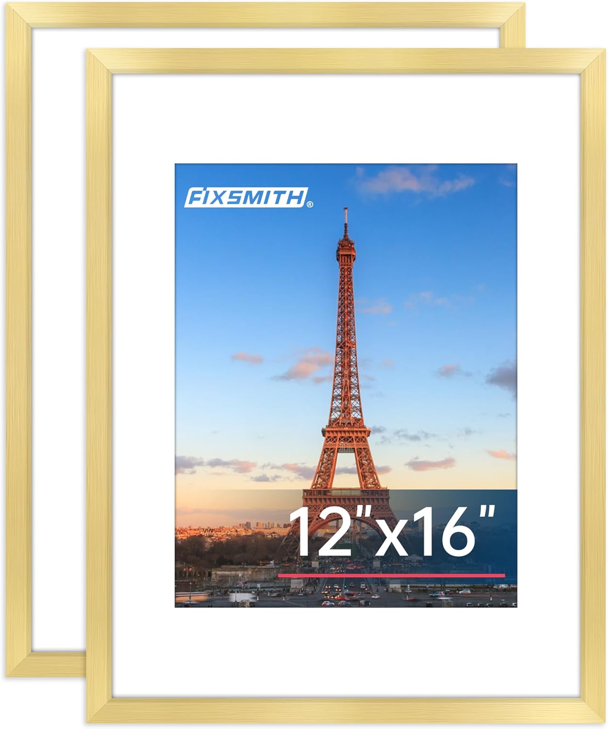 FIXSMITH 10 Pack Picture Frames Collage Wall Decor for Mounting or Tabletop Display, Gallery Wall Frame Set with Two 8x10 Black Frames, Four 5x7 Frames and Four 4x6 Frames, Multi-Pack Photo Frame Set