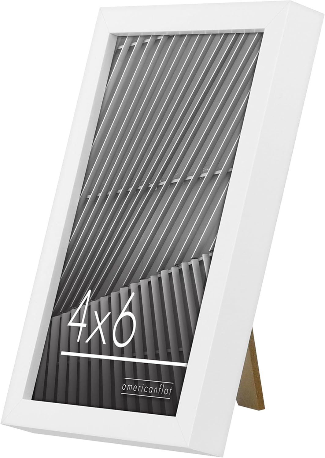 Americanflat 24x36 Poster Frame with Polished Plexiglass - Streamline Collection - Thin Border Picture Frame for Wall Display - Hanging Hardware Included - Black - Colors A