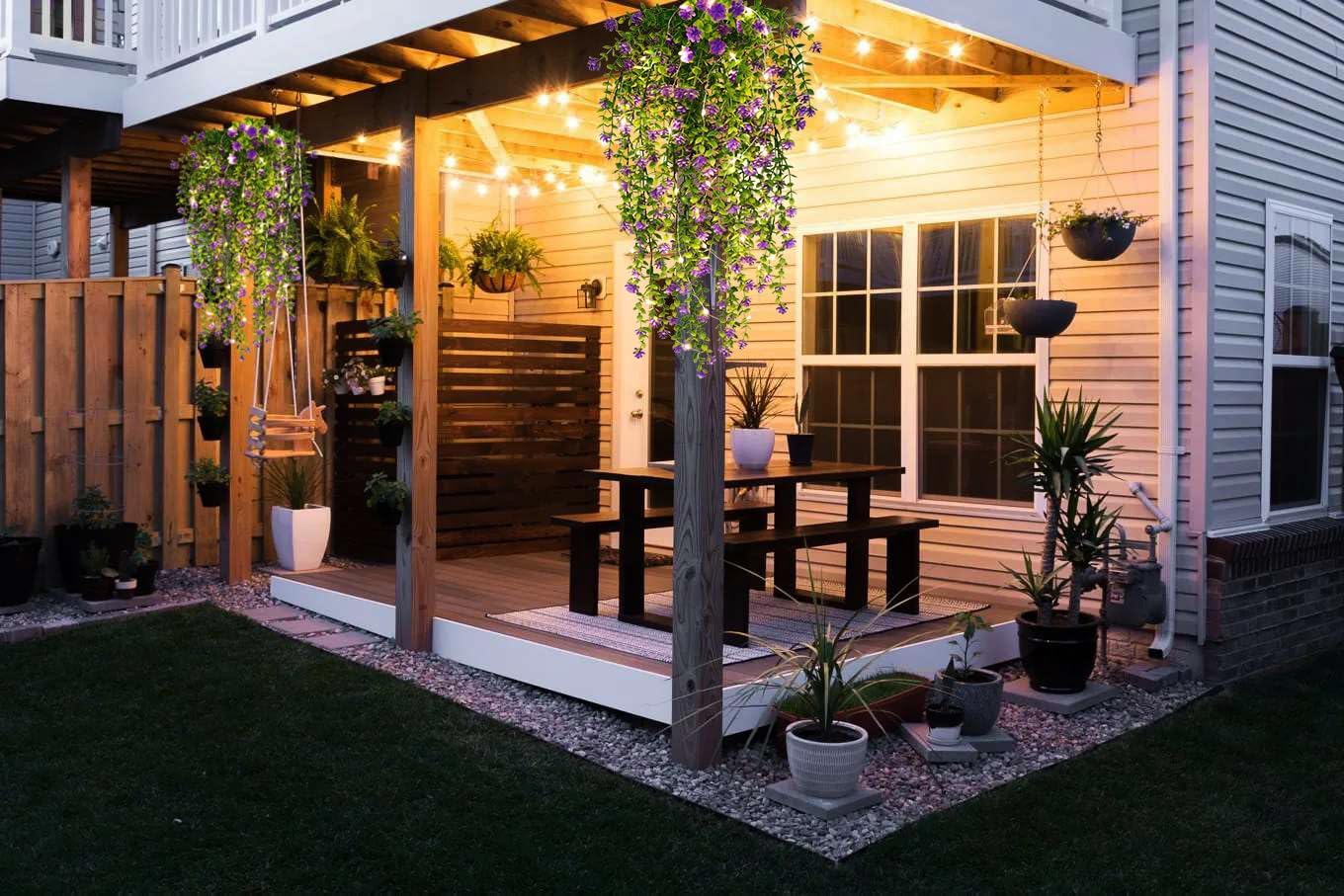RECUTMS Artificial Hanging Plants Fake Hanging Plant Faux Eucalyptus Leaf Greenery Vine Outdoor UV Resistant Plastic Plants Home Garden Wedding Party Indoor Outdoor Decorations(White)
