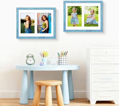 DUENPY 14x26 Collage Picture Frame 4x6 Collage Picture Frame Displays Twelve 4x6 inch Photos Available Horizontal Wall Mounting Display and Vertical Black - Colors B