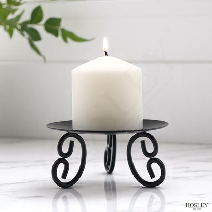 Hosley 2x3 High Pillar Candles, Set of 6. White, Unscented. Bulk Buy. Ideal for Wedding, Emergency Lanterns, Spa, Aromatherapy, Party, Reiki, Candle Gardens O4