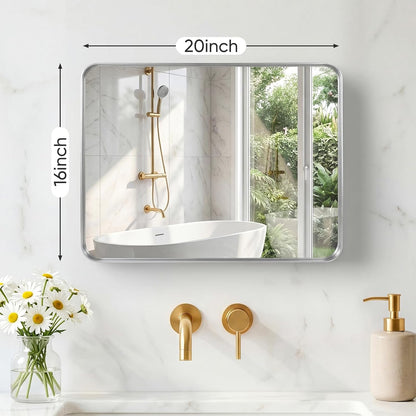 NEWBULIG Gold Round Wall Mirror 36 Inch, Bathroom Mirrors for Over Sink, Wall Decor for Bathroom, Entryway, Bedroom, Vanity