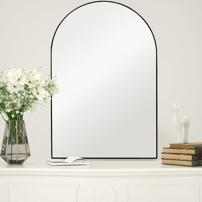 White Round Mirror 30 Inch, Circle Wall Mirrors for Bathroom, Bedroom Living Room or Entryway