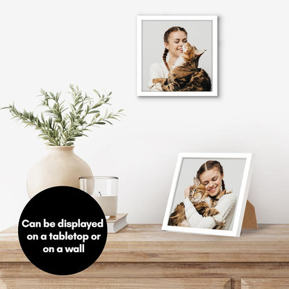 Americanflat 24x36 Poster Frame with Polished Plexiglass - Streamline Collection - Thin Border Picture Frame for Wall Display - Hanging Hardware Included - Black - Colors D