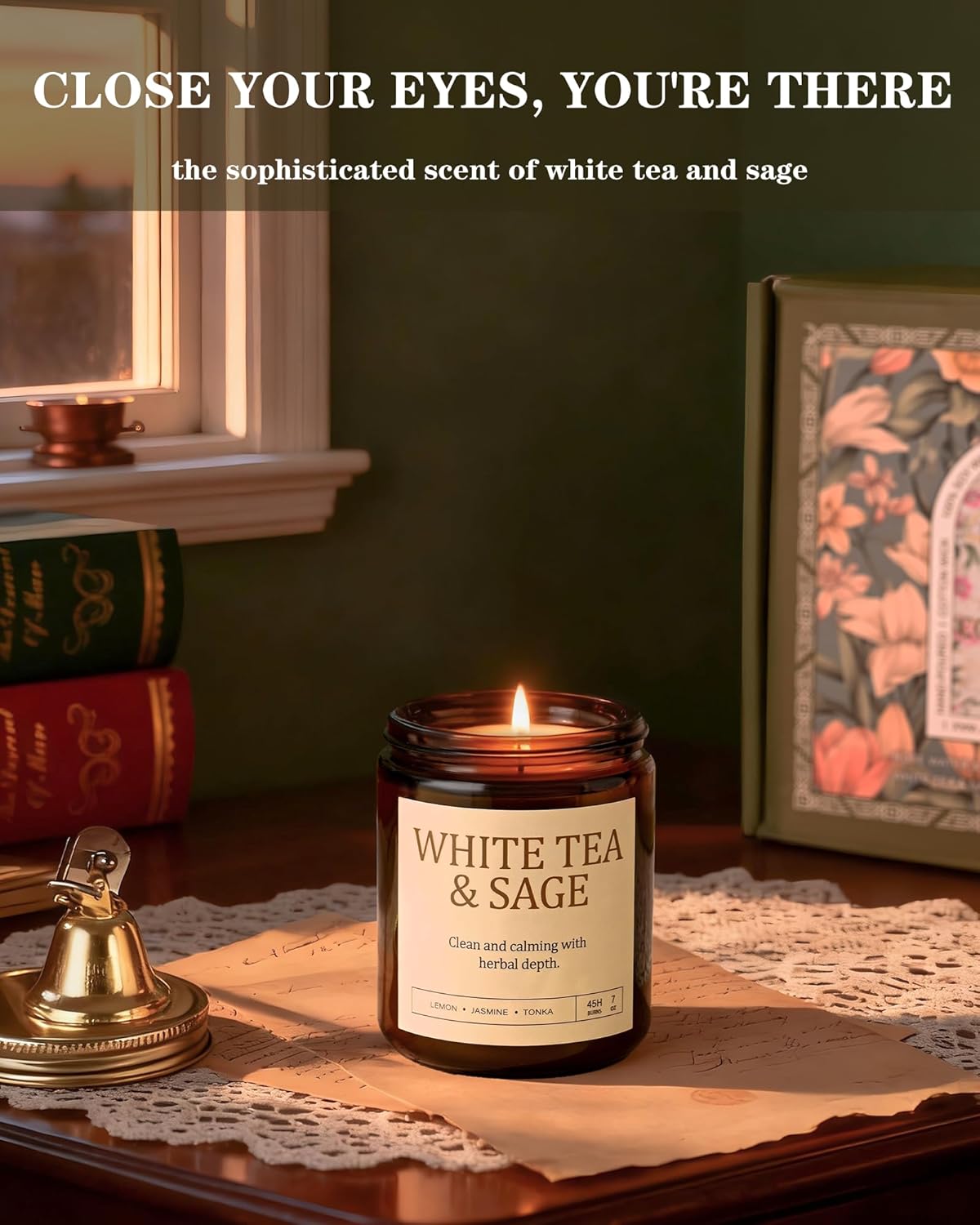 4 Pack Scented Candles Gifts for Women: 28oz Natural Soy Candles for Home Scented, Up to 200H Burning, Aromatherapy Candle Set, Jar Candle Gift Set for Spa Bath Meditation Birthday Valentine's Gifts