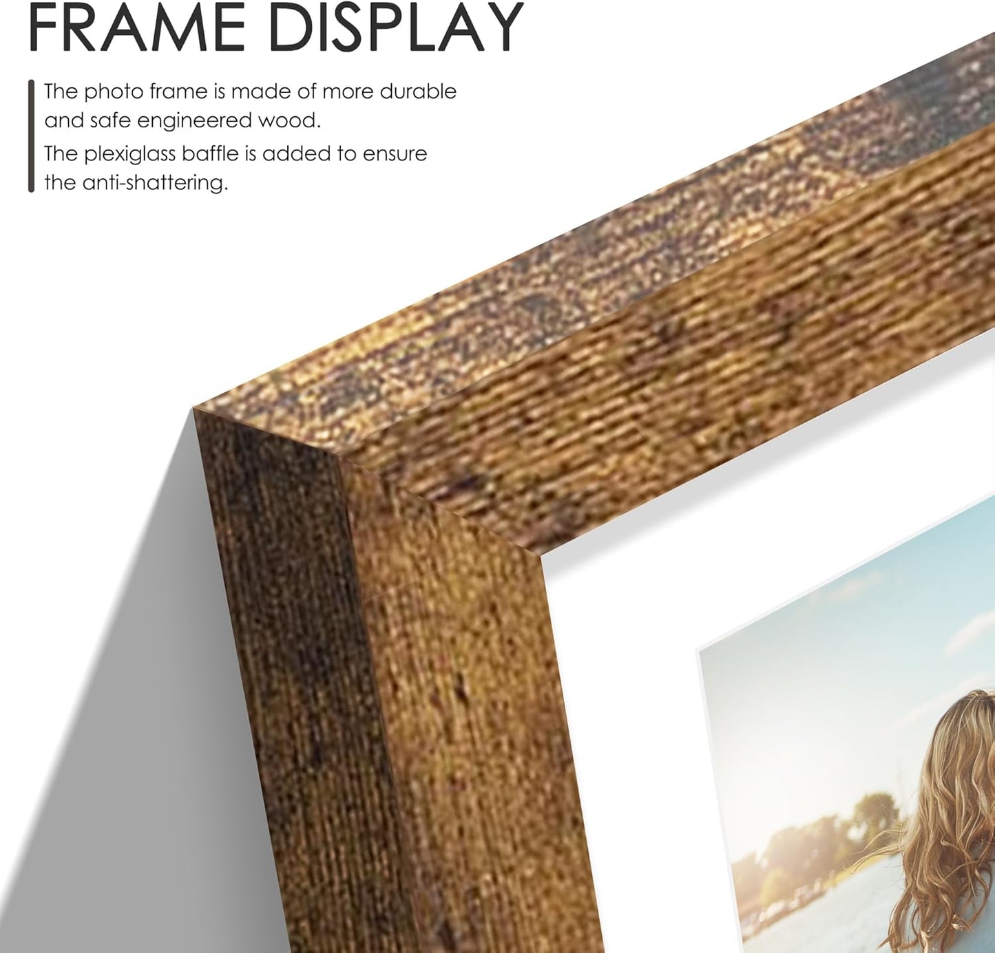 DUENPY 14x26 Collage Picture Frame 4x6 Collage Picture Frame Displays Twelve 4x6 inch Photos Available Horizontal Wall Mounting Display and Vertical Black - Colors A