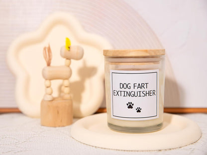 Pug Gifts & Decor, Dog Mom Gifts for Women, Dog Farts Candle, Pet Friendly Lavender Scented Candle