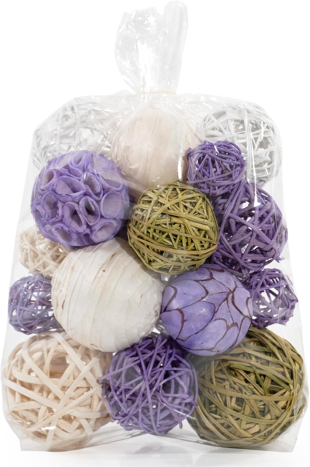 ANDALUCA Decorative Balls Bag Bowl Filler Home Decor (Beige)