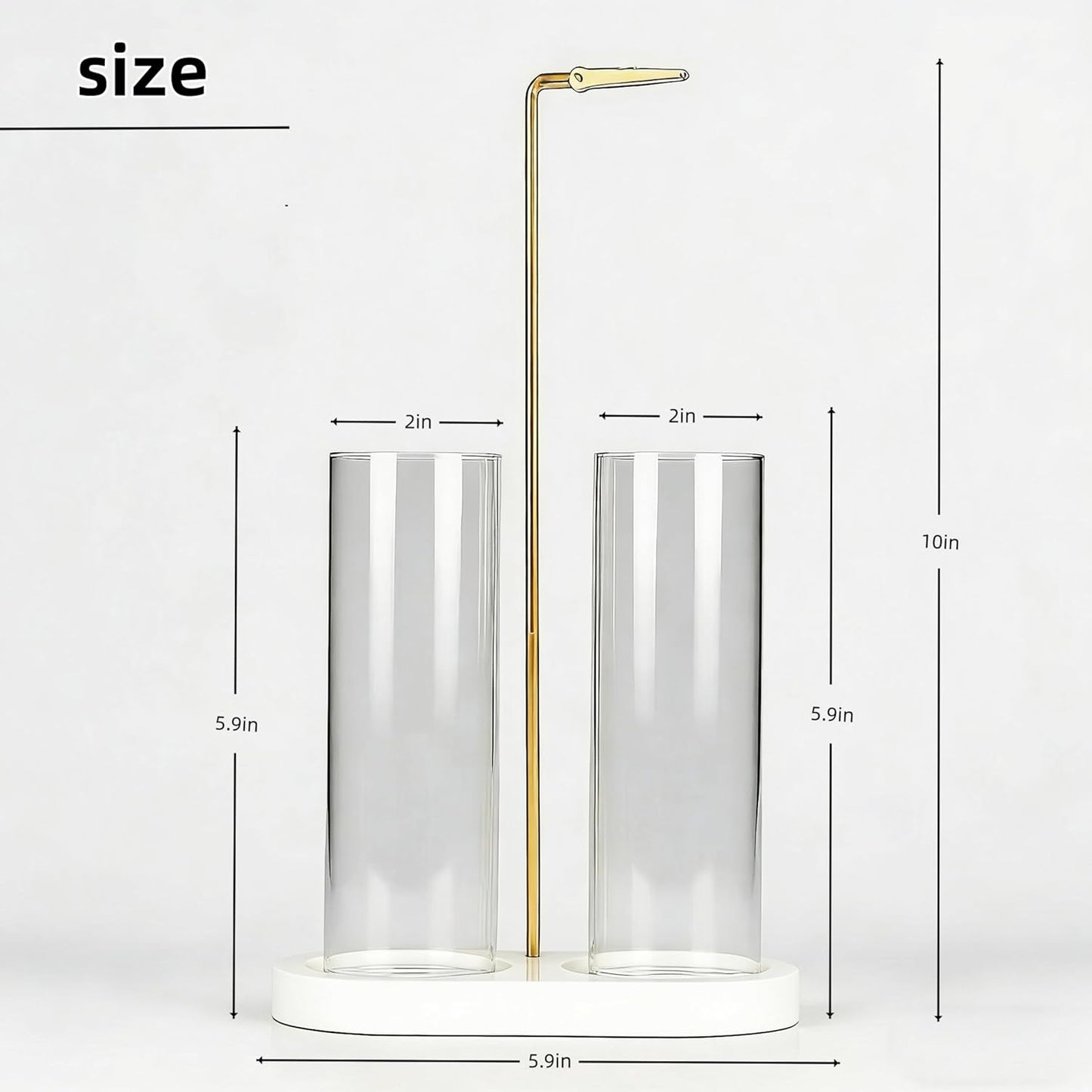 Incense Holder,2 in 1 Incense Sticks Burner Holder with Storage,Hang Upside Down Incense Holder for Sticks with Glass Ash Catcher for Meditation Yoga Spa Room Decor (Brown)