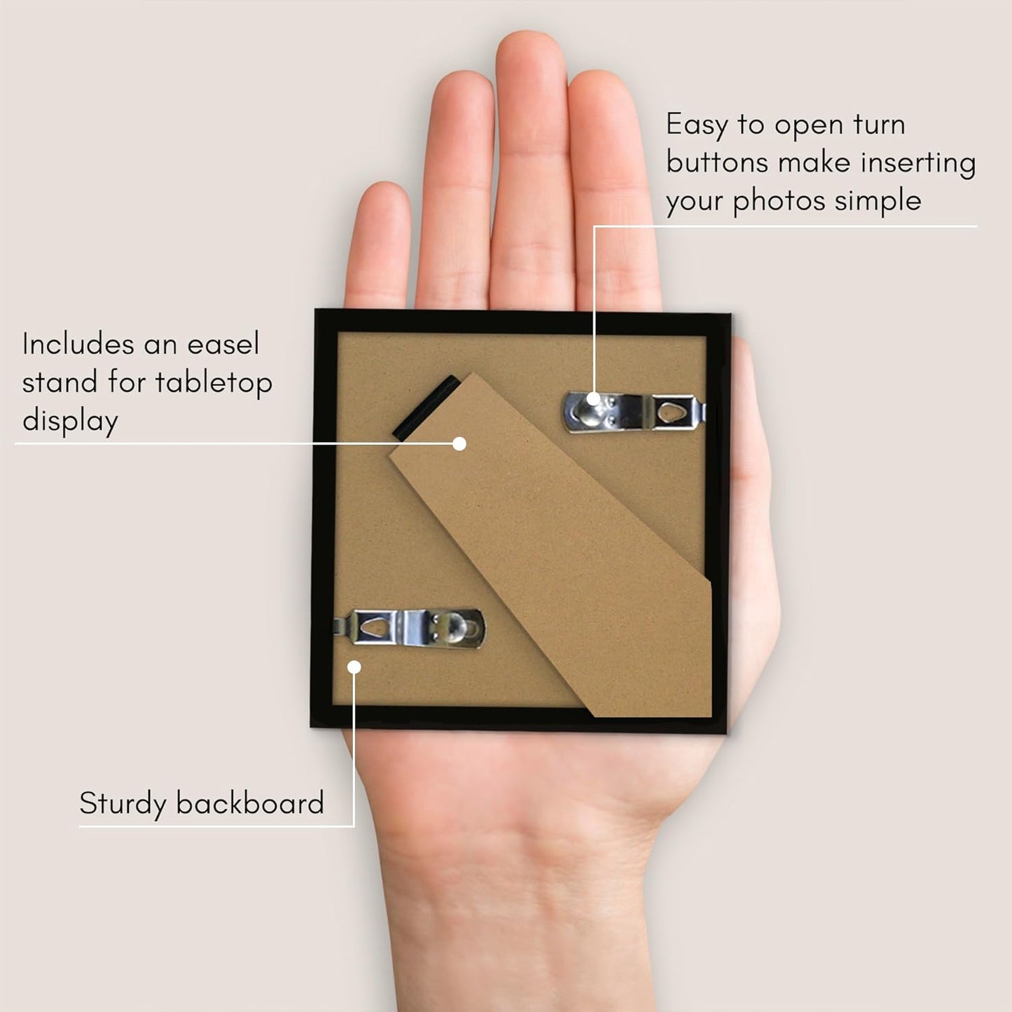 Americanflat 24x36 Poster Frame with Polished Plexiglass - Streamline Collection - Thin Border Picture Frame for Wall Display - Hanging Hardware Included - Black - Colors C