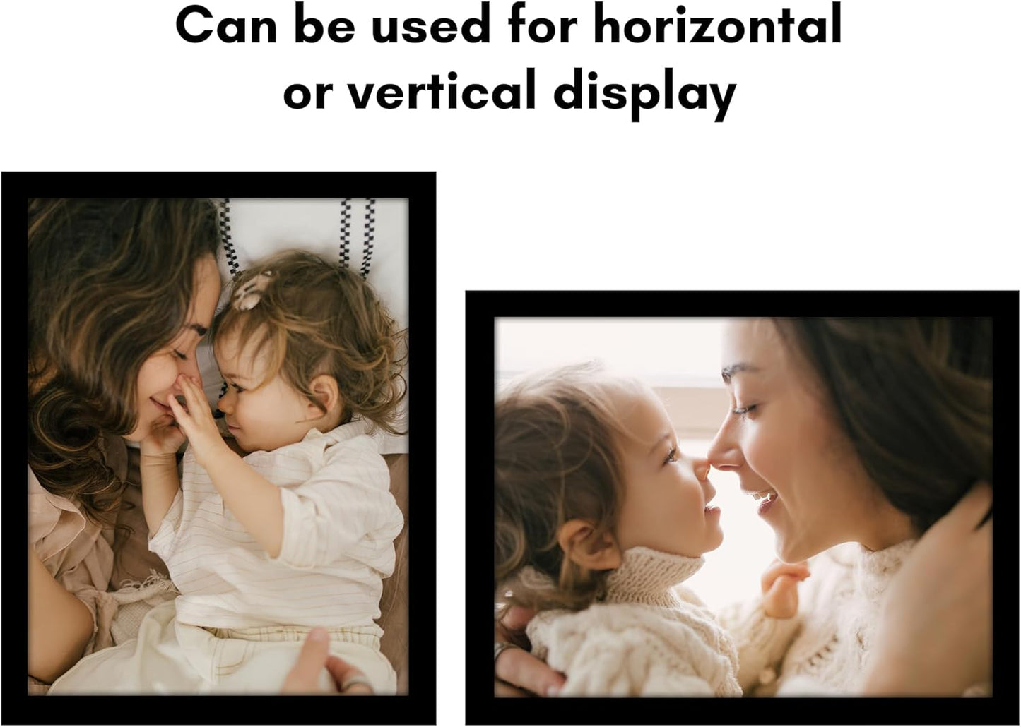 Americanflat 16x20 Picture Frame with Polished Plexiglass - Black Picture Frame - Wide Photo Frames Made of Engineered Wood for Vertical or Horizontal Wall Display - Epic Collection - Black - Colors A