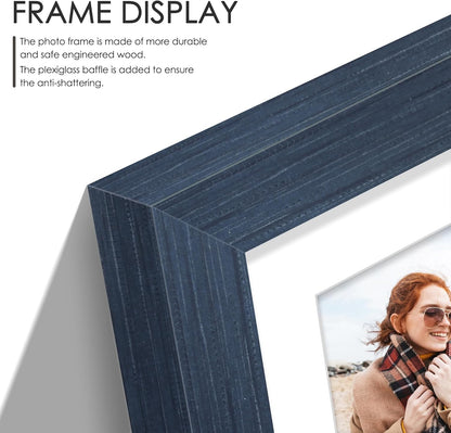 DUENPY 14x26 Collage Picture Frame 4x6 Collage Picture Frame Displays Twelve 4x6 inch Photos Available Horizontal Wall Mounting Display and Vertical Black - Colors B