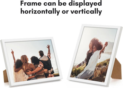 Americanflat 24x36 Poster Frame with Polished Plexiglass - Streamline Collection - Thin Border Picture Frame for Wall Display - Hanging Hardware Included - Black - Colors B