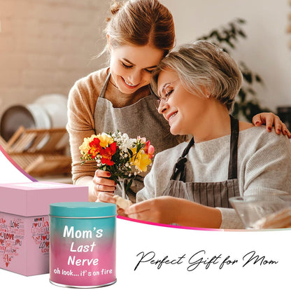 Gifts for Mom Birthday from Daughter Son, Christmas Stocking Stuffers Gifts for Mom Present Mothers Day Great ldeas Funny Unique New Mother Thanksgiving Adoptive 9oz Scented Candle