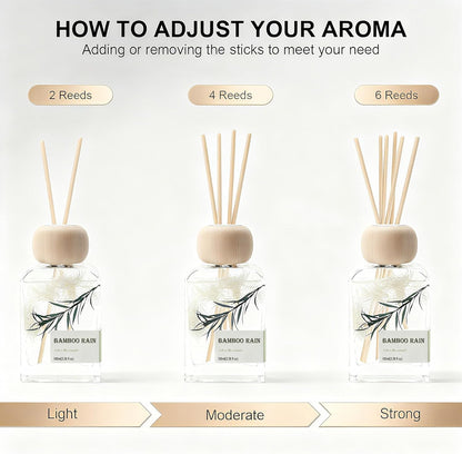 Luxury Hotel Scent Reed Diffuser 100ml (3.38oz) | No.1898 Hotel Collection Diffuser Oil Inspired by Ritz Carlton | Home, Bathroom & Office Decor | Long-Lasting Room Freshener Gift Set