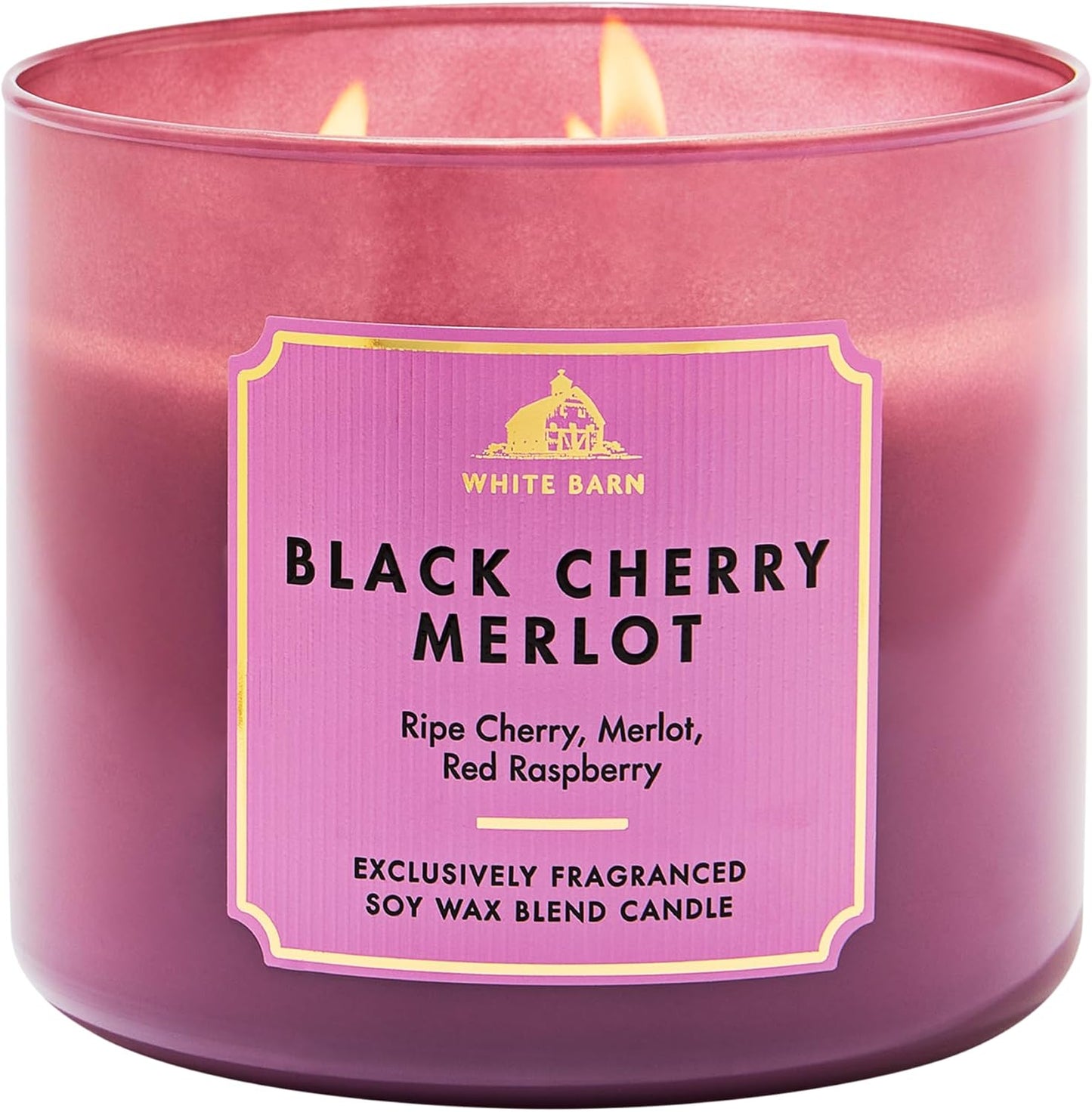 Bath & Body Works Mahogany Teakwood Intense 3-Wick Candle - Scented Candle for At-Home Use - Long-Lasting, Room-Filling Fragrance - High Fragrance Oil Concentration - Soy Wax Blend