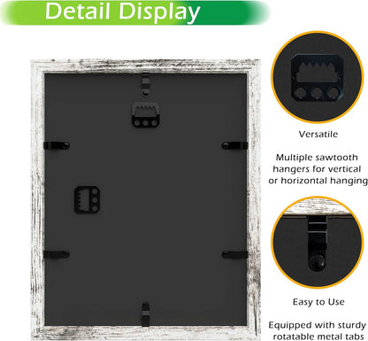 FrameWorks 11” x 14” Dark Oak Wooden Shadow Box Frame – Display Case with Soft Felt Back, Memory Box with Tempered Glass, Display Box with Elegant White Ball Push Pins, Wooden Flower Box