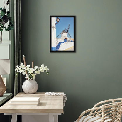 Americanflat 12x18 Poster Frame with Shatter-Resistant Glass - Signature Collection - Gallery-Style Frames Made of Engineered Wood - Photo Frame for Wall Display - Black - Colors C