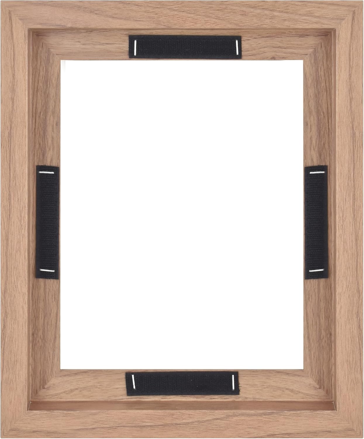 MCS Canvas Float Frames 8x10 Frame, Black Frame for Finished Canvases, Vertical & Horizontal Wall Hanging Frame with Adhesive for Canvas Paintings (1-Pack)
