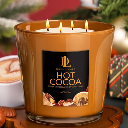 Scented Candles Set, 4 Pack Soy Candles for Home Scented, Candle Gifts for Men Women, Scents of Pineapple Cocktail/Coconut Vanilla/Pink Sands/Bahamian Breeze
