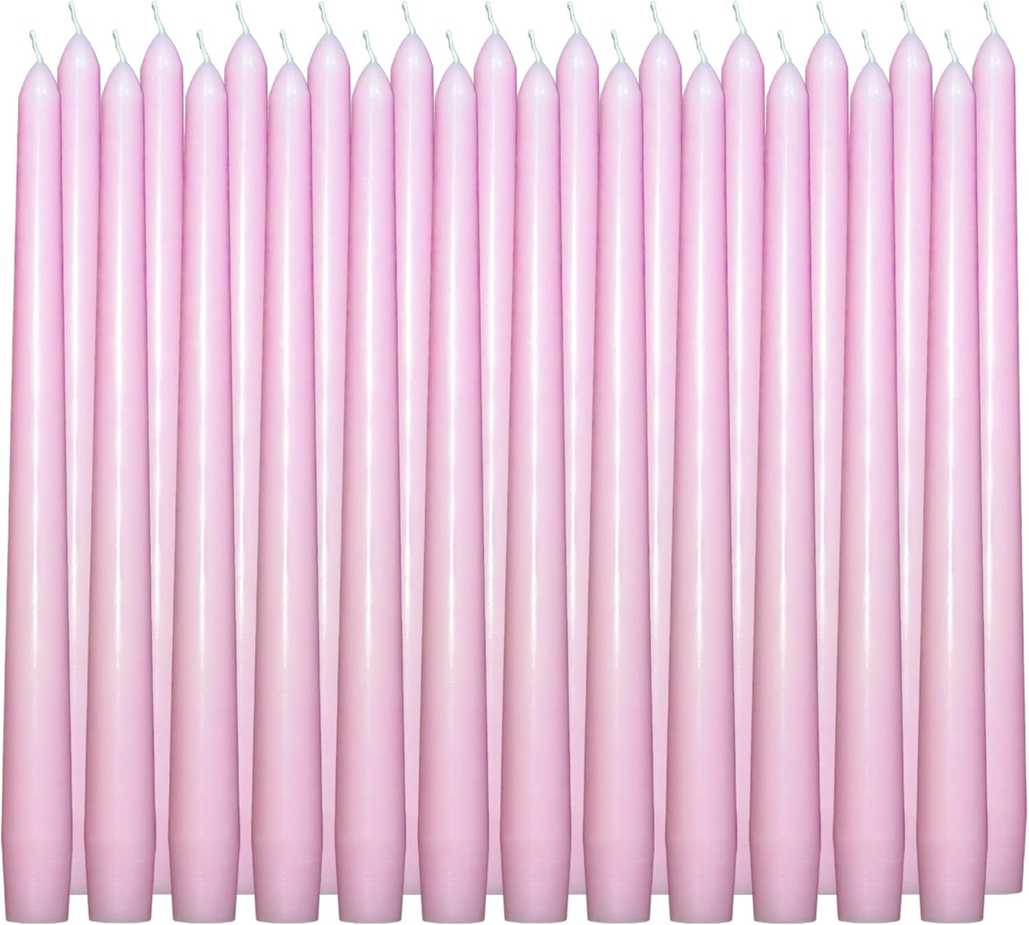 4 Pack White Taper Candles丨Taper Candles 10 Inch Dripless丨Unscented & Smokeless Candlesticks Bulk丨7-8 Hours Long Burning Tall Candles丨Ideal for Christmas Weddings Parties Dinner