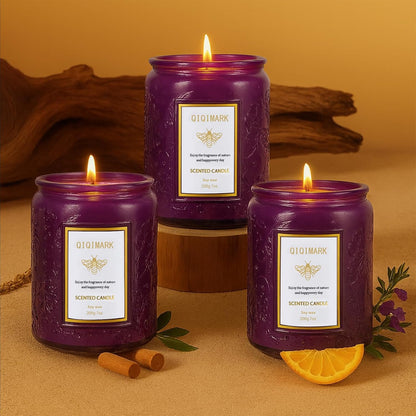 Mother’s Day Candles Gift Set for Mom, Natural Soy Wax Scented Jar Candles 6-Pack, Aromatherapy Candles for Home, 42oz 300 Hours Long Lasting, Gifts for Women