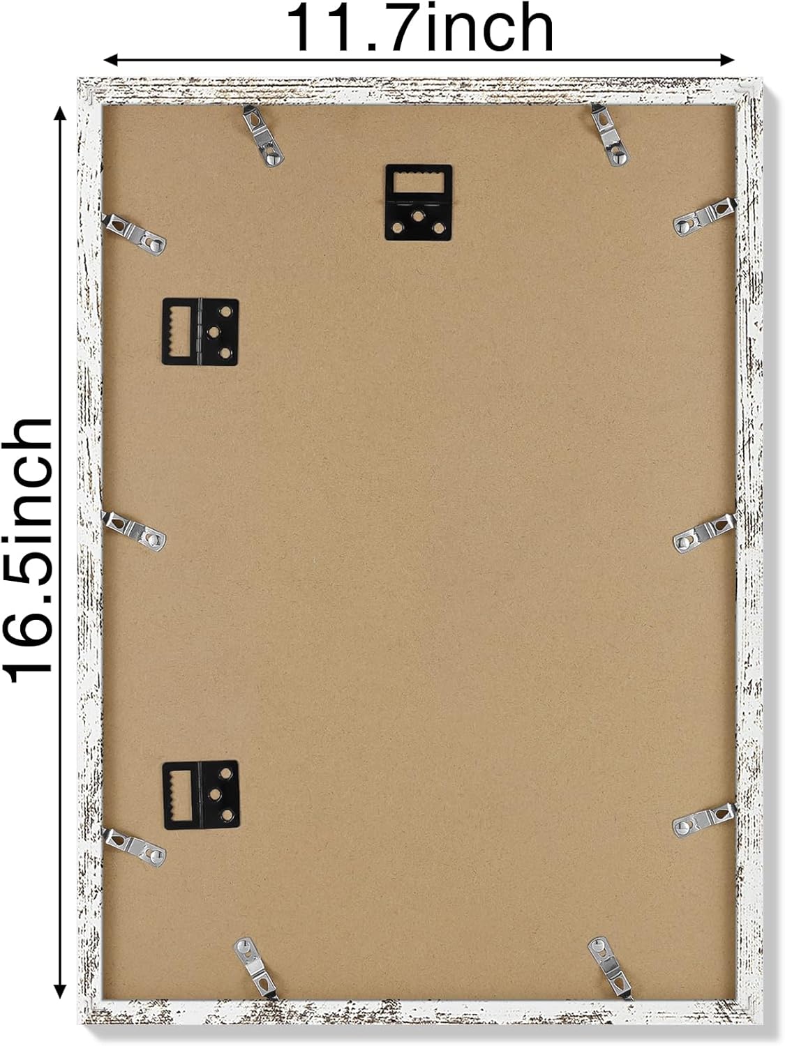 Vittanly 11x14 Picture Frame, Display Pictures 8x10 with Mat or 11x14 without Mat, Photo Frame for Wall Mounting, Black, 1 Pack - Colors B