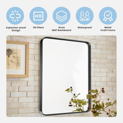 NEWBULIG Gold Round Wall Mirror 36 Inch, Bathroom Mirrors for Over Sink, Wall Decor for Bathroom, Entryway, Bedroom, Vanity