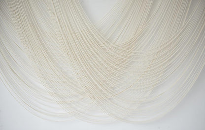 Flber Macrame Wall Hanging Boho Wall Decor Tapestry Dip Dyed Ombre Moss Green Handmade Wall Art Woven Cotton Rope Backdrop with for Bedroom Living Room, 57" W x 39" L