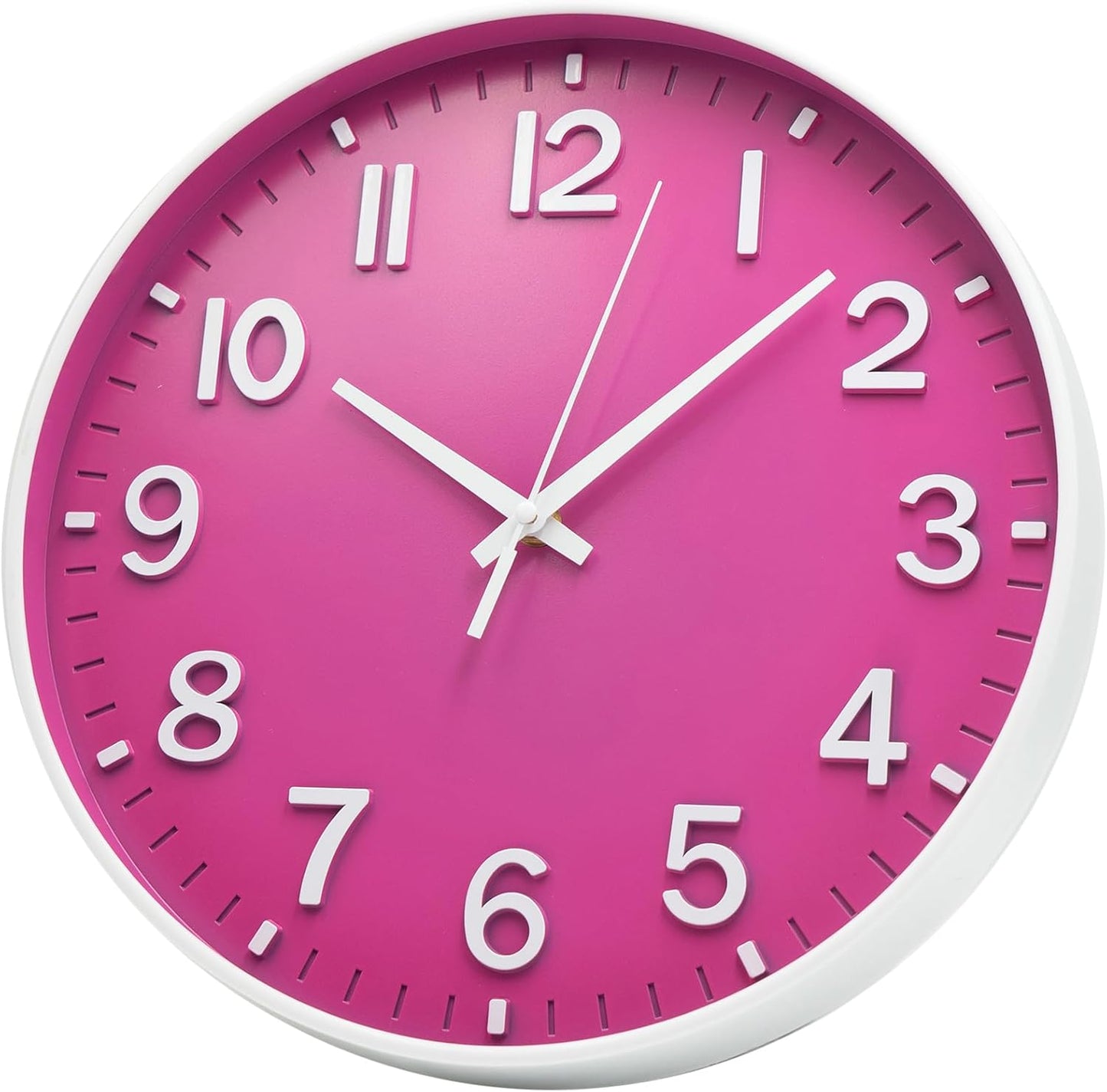 HZDHCLH Wall Clocks Battery Operated,12 inch Silent Non Ticking Modern Wall Clock for Living Room Bedroom Kitchen Office Classroom Decor (Olive Green and Gold)
