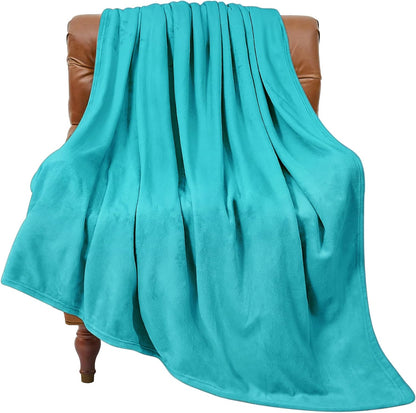 BEDELITE Fleece Blanket Black Throw Blankets for Couch & Bed, Luxury Plush Cozy Fuzzy Blanket 50x60 inches, Super Soft Warm Lightweight Throw Blanket for Travel Camping - Colors A
