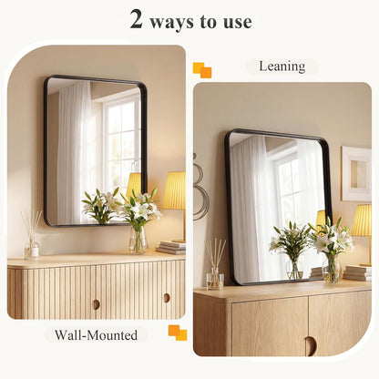 NEWBULIG Gold Round Wall Mirror 36 Inch, Bathroom Mirrors for Over Sink, Wall Decor for Bathroom, Entryway, Bedroom, Vanity