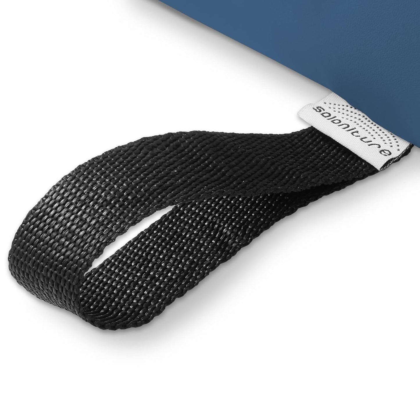 Saloniture Half Round Massage Table Bolster Pillow Pad - 26 x 6 x 3 Inch - Black