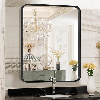 NEWBULIG Gold Round Wall Mirror 36 Inch, Bathroom Mirrors for Over Sink, Wall Decor for Bathroom, Entryway, Bedroom, Vanity